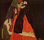 Cardinal and Nun by Egon Schiele